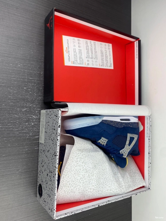 Rep TBK (PE) AJ4-1036660 Retro Michigan 4 Air Jordan 0707